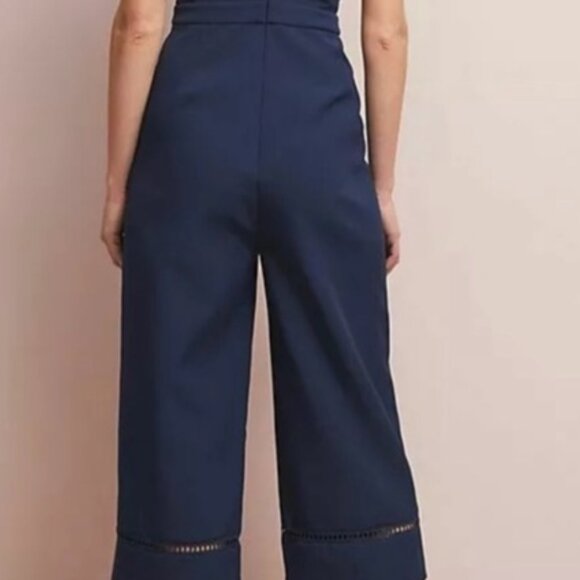 NWT Anthropologie Blue Jumpsuit Chic and Versatile - Picture 2 of 12